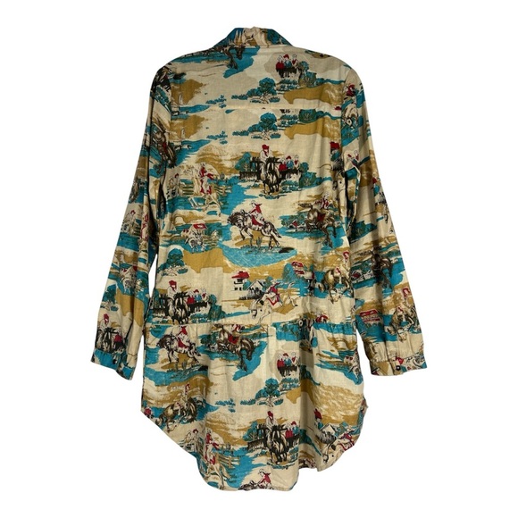 Tasha Polizzi Sz Small Four Corners Tunic/Mini Dress EUC Western Cowgirl - Picture 2 of 12